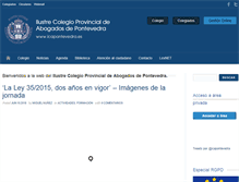 Tablet Screenshot of icapontevedra.com